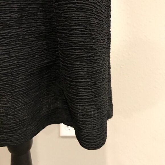 COLDWATER CREEK black sleeveless v-neck knee length dress size P6 - Picture 4 of 11